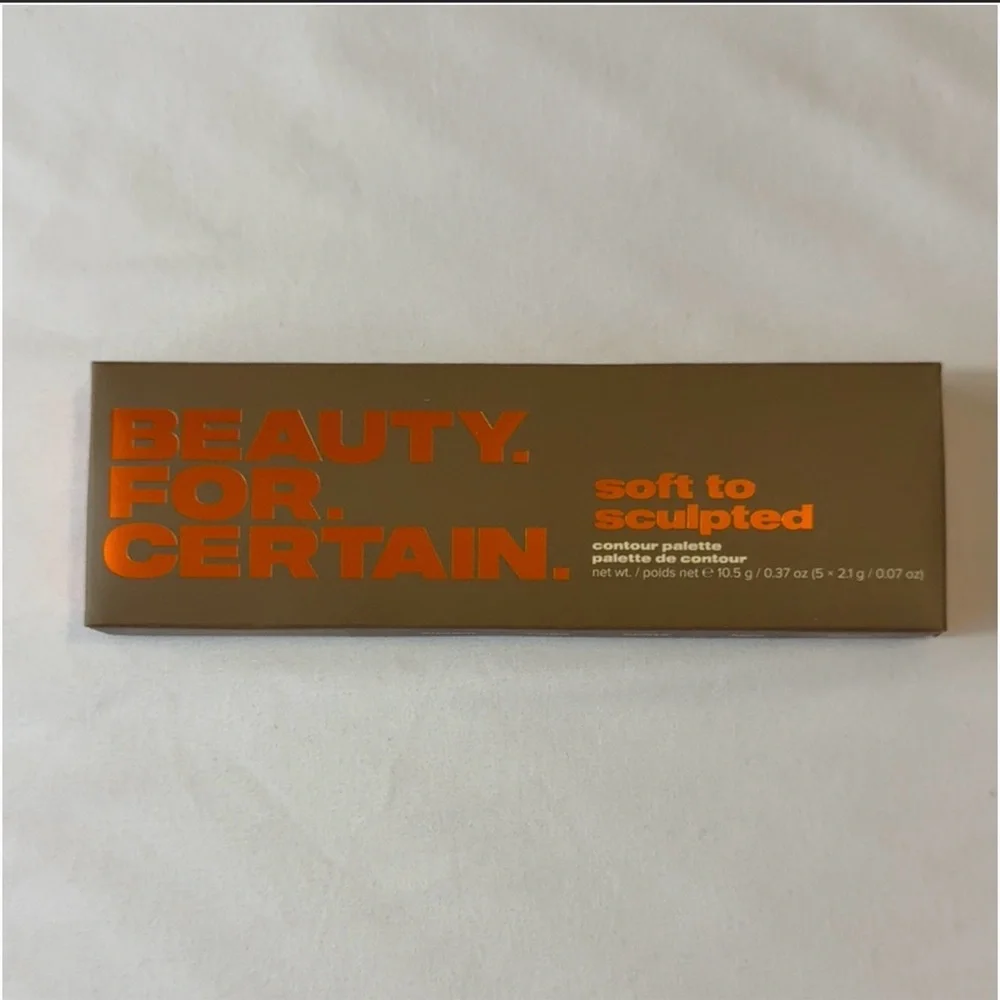 Beauty For Certain Soft To Sculpted Contour Palette - 10.5g / 0.37oz NIB